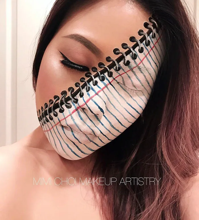 Esta mujer dejó la enseñanza para dedicarse a crear alucinantes ilusiones ópticas con maquillaje