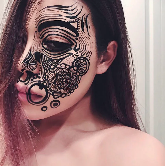 Woman Gives Up Teaching To Create Optical Illusions With Makeup, And It's Messing With Our Minds