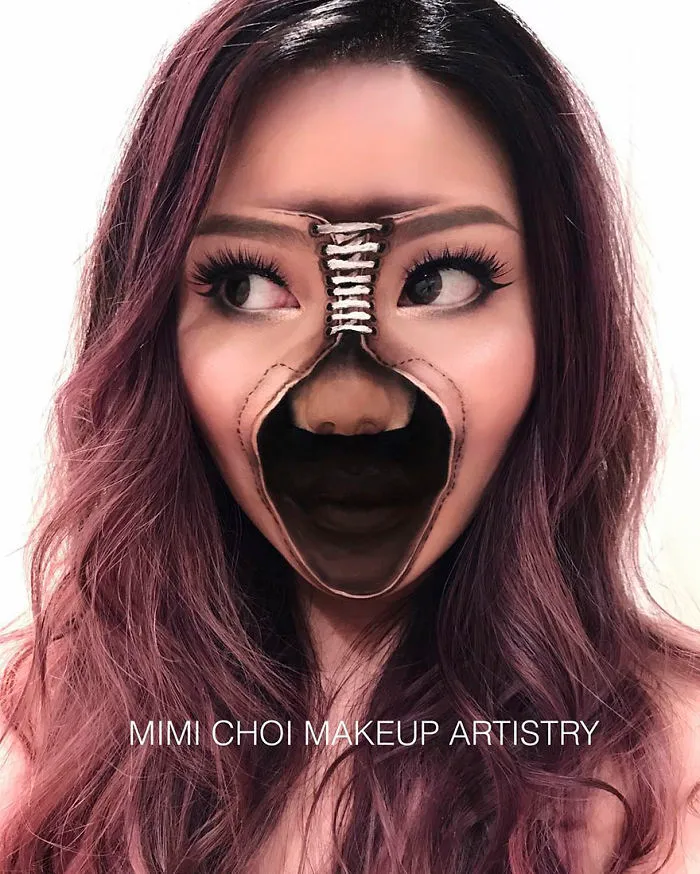 Woman Gives Up Teaching To Create Optical Illusions With Makeup, And It's Messing With Our Minds