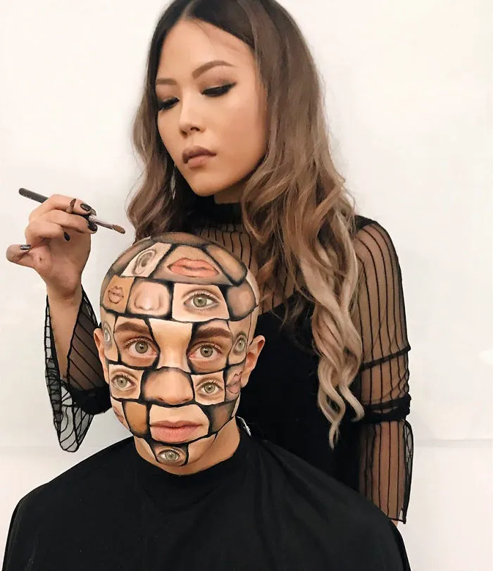 Woman Gives Up Teaching To Create Optical Illusions With Makeup, And It's Messing With Our Minds