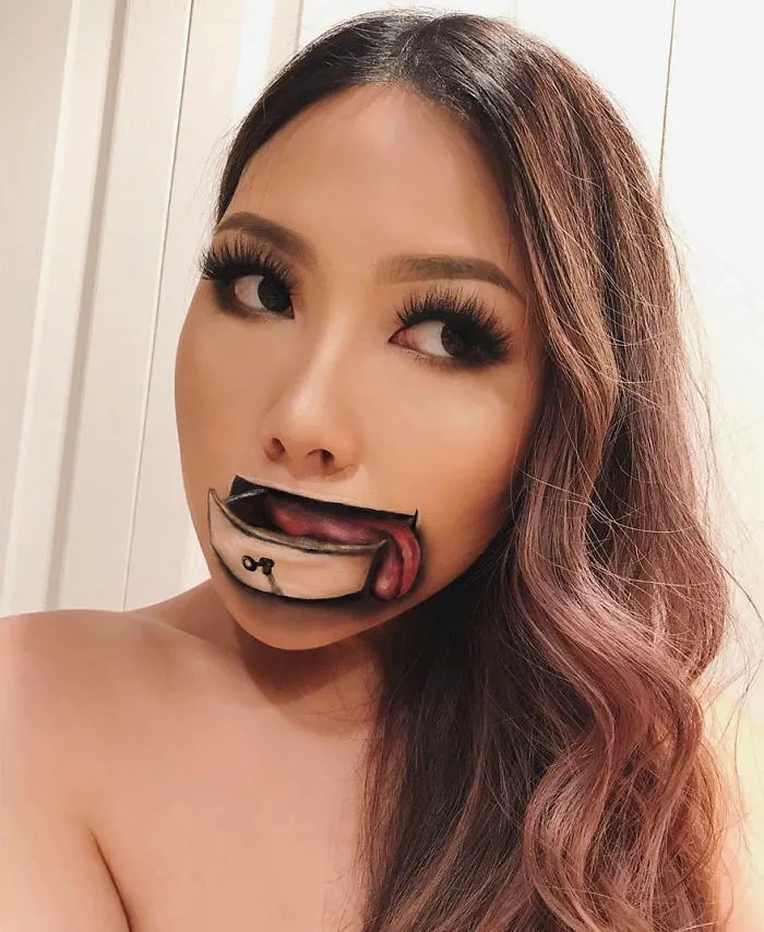 Woman Gives Up Teaching To Create Optical Illusions With Makeup, And It's Messing With Our Minds