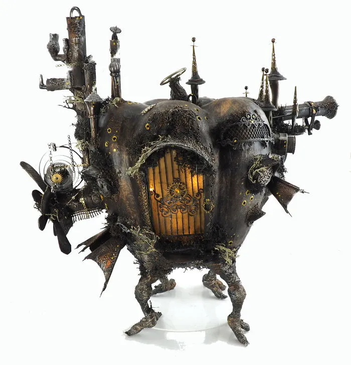 I Use Unwanted Objects To Create My Own Fantasy Worlds