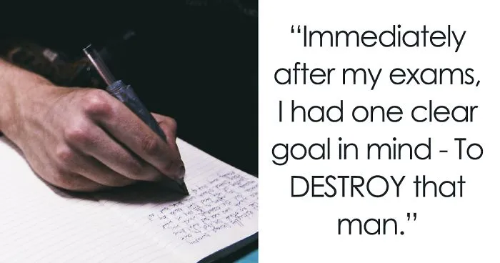 Teacher Refuses To Lend Student A Pen During Exam, So He Plans Brutal Revenge That Gets His Teacher Fired