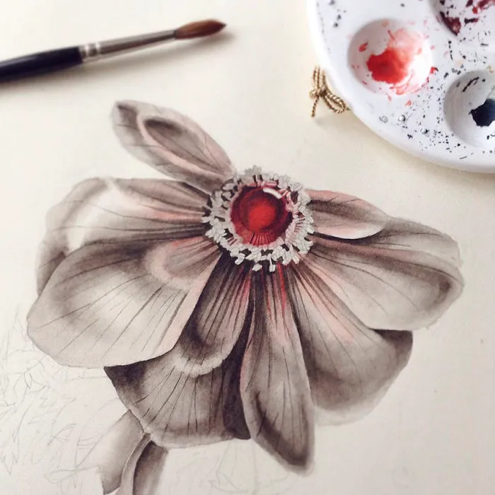 Russian Artist Reveals Her Mysterious Sketchbook To The World, And It's Full Of Visual Secrets