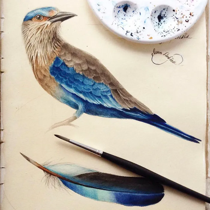 Esta artista rusa muestra su cuaderno de bocetos lleno de secretos visuales