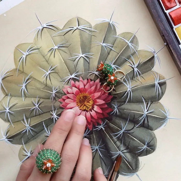 Russian Artist Reveals Her Mysterious Sketchbook To The World, And It's Full Of Visual Secrets