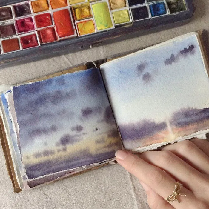 Russian Artist Reveals Her Mysterious Sketchbook To The World, And It's Full Of Visual Secrets