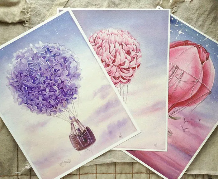Russian Artist Reveals Her Mysterious Sketchbook To The World, And It's Full Of Visual Secrets
