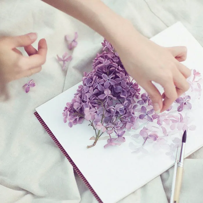 Esta artista rusa muestra su cuaderno de bocetos lleno de secretos visuales