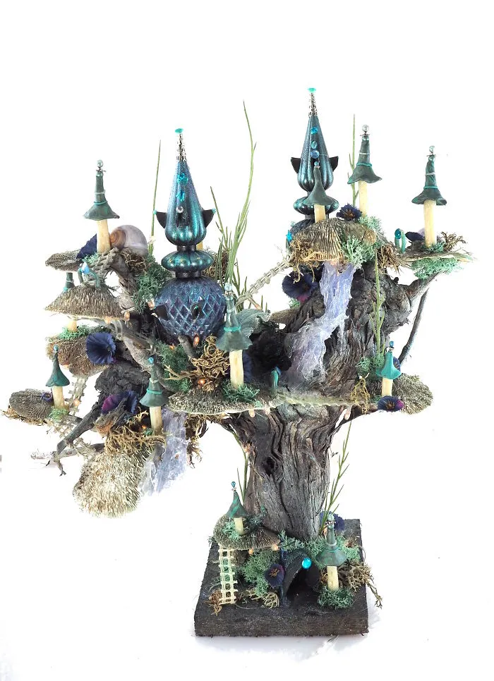 I Use Unwanted Objects To Create My Own Fantasy Worlds
