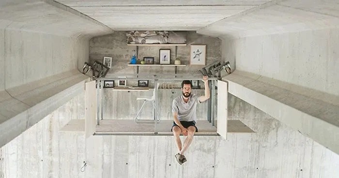 Designer Stuns Everyone In The World By Building A Secret Studio Beneath A Busy Bridge In Valencia