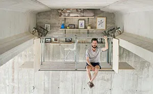 Designer Stuns Everyone In The World By Building A Secret Studio Beneath A Busy Bridge In Valencia