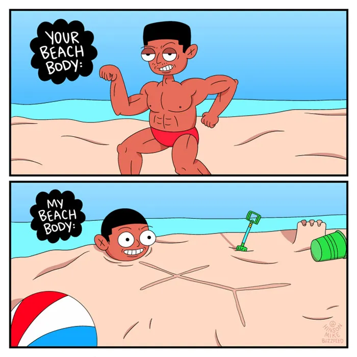 132 Funny Comics About Summer Problems That Almost Everyone Will Relate To