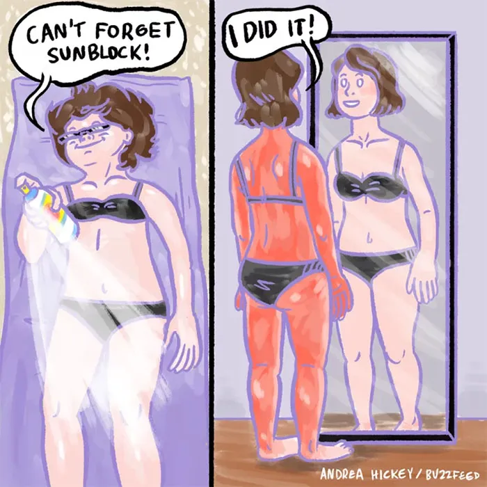 132 Funny Comics About Summer Problems That Almost Everyone Will Relate To