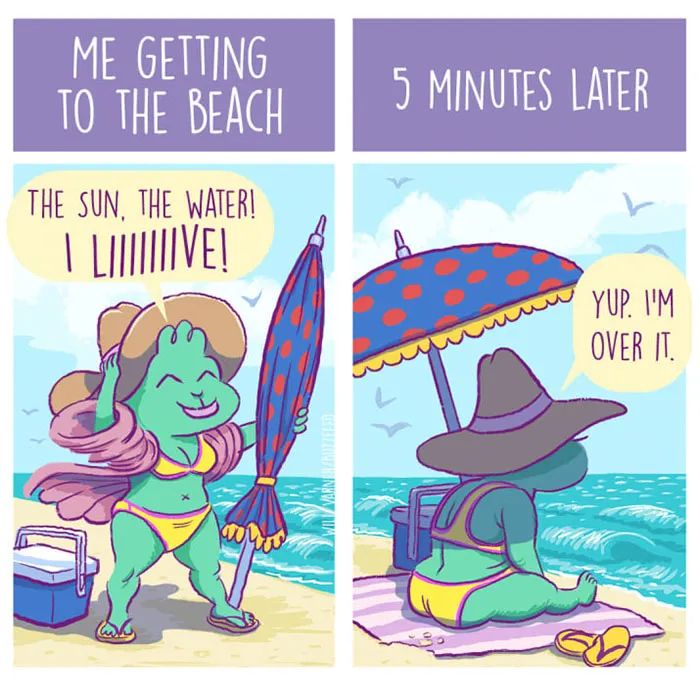 132 Funny Comics About Summer Problems That Almost Everyone Will Relate To