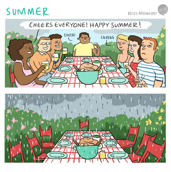 132 Funny Comics About Summer Problems That Almost Everyone Will Relate To