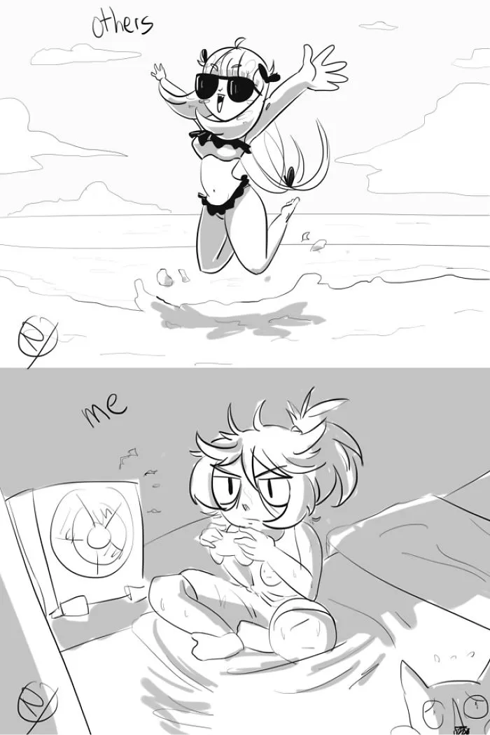 132 Funny Comics About Summer Problems That Almost Everyone Will Relate To
