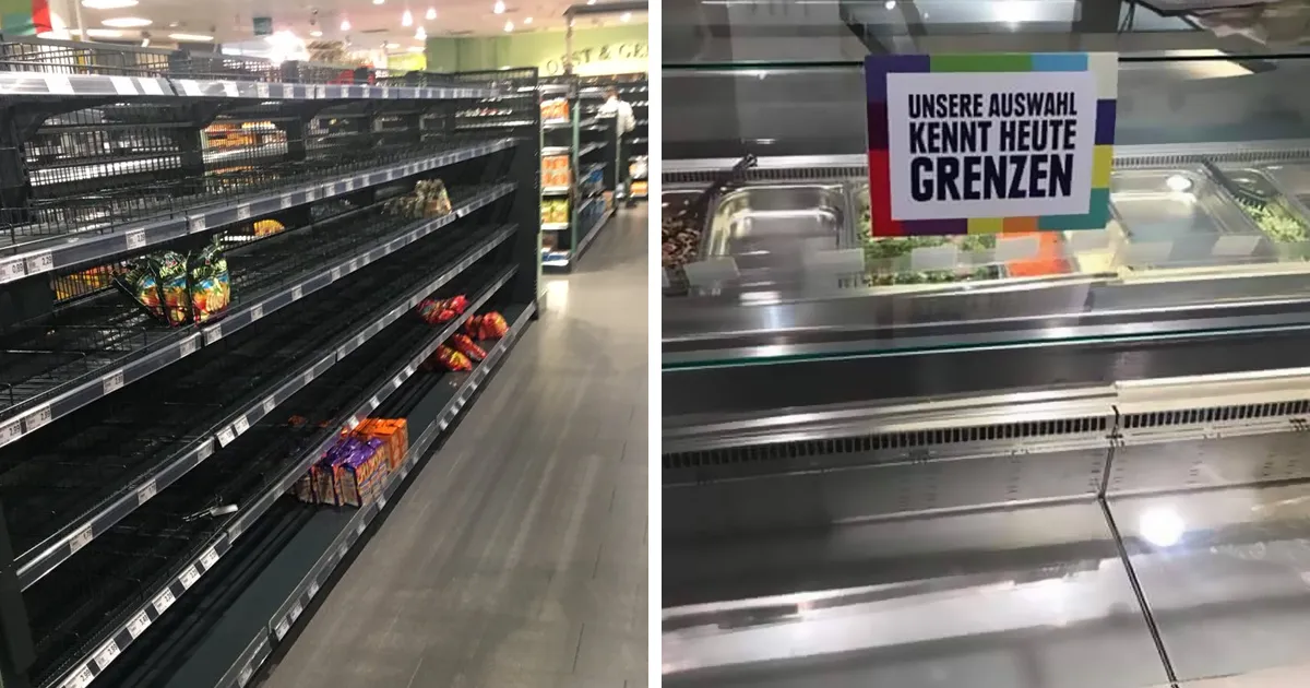 Este supermercado quitó todos los productos procedentes de otros países de sus mostradores para demostrar algo importante sobre el racismo