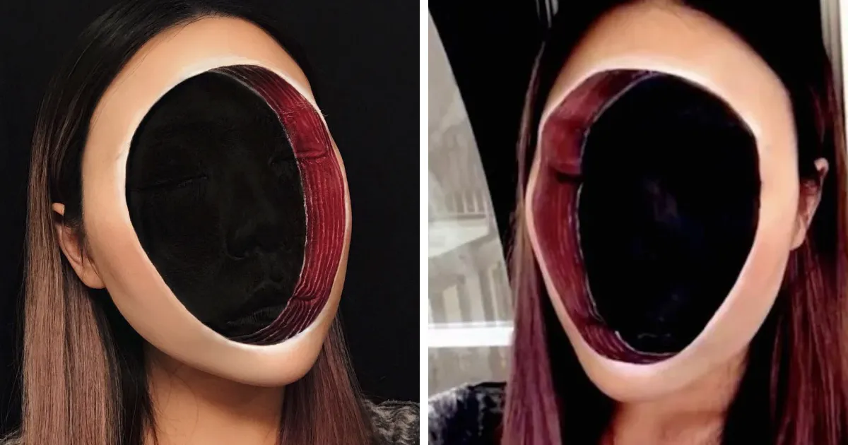 Esta mujer dejó la enseñanza para dedicarse a crear alucinantes ilusiones ópticas con maquillaje