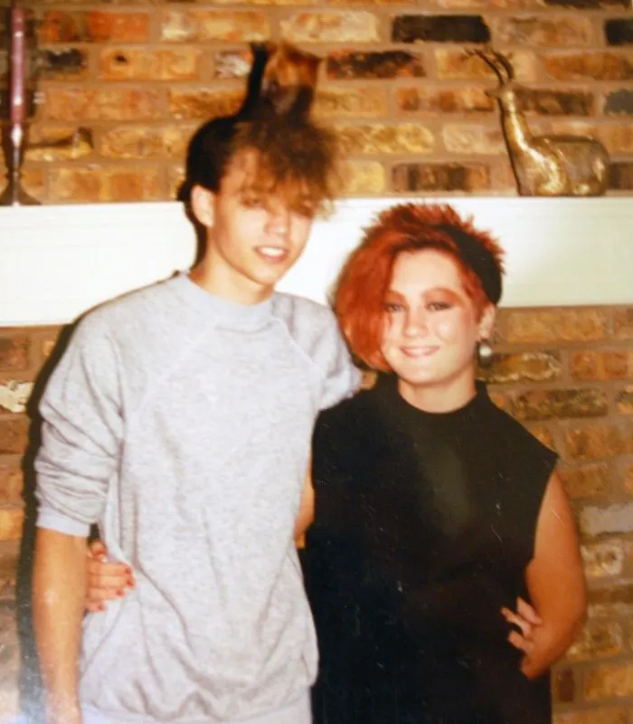 My Wife And Her Then Boyfriend In The 80's