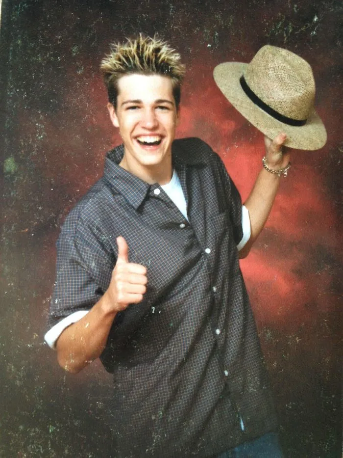 Husband's Senior Picture, 2002