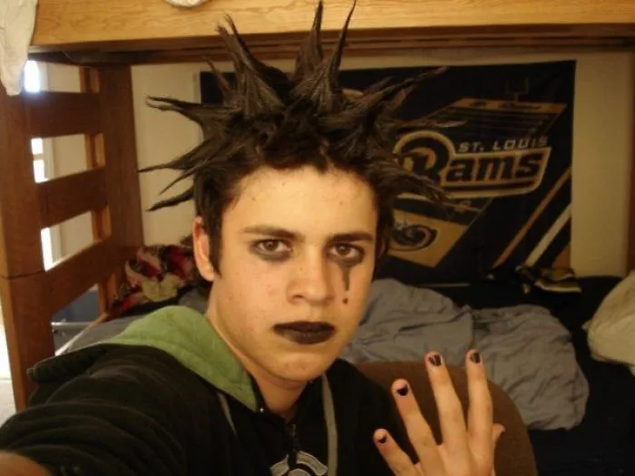 Mi novio en sus "años raros"
