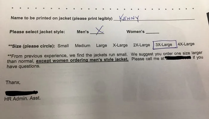 Please Circle? Nobody Tells Kenny What To Do
