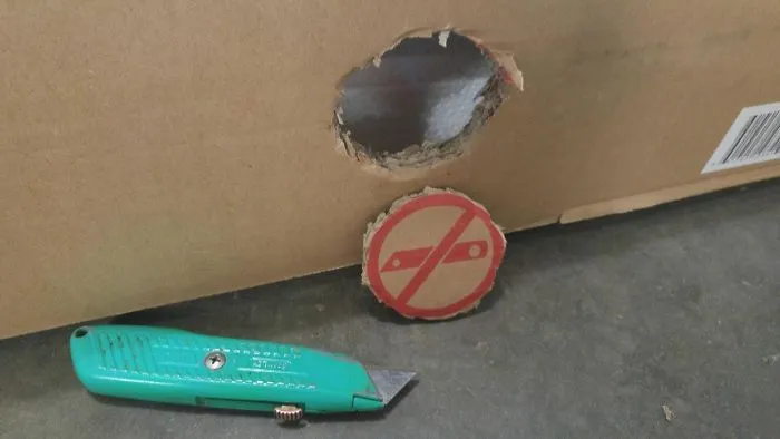 I'll Cut What I Damn Please With My Box Cutter