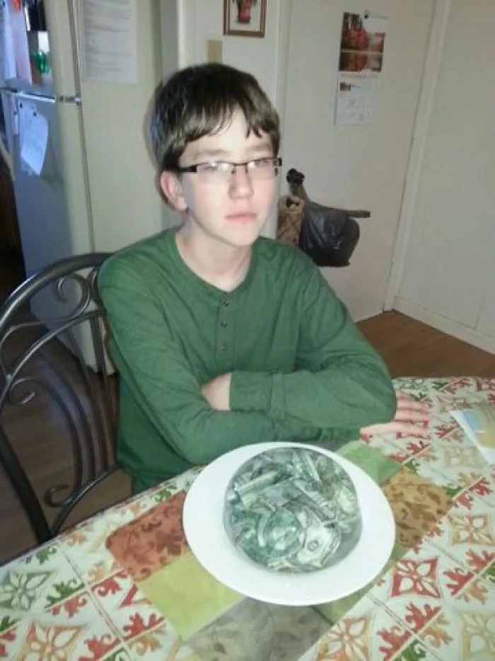 Mi hijo quería "dinero puro y duro" para su cumpleaños