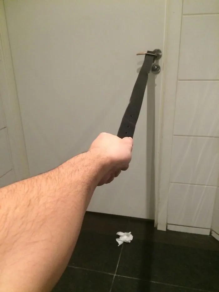 Remembered Something I Learned. Reach Almost Too Short But Made It