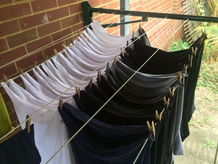 I Hang My Shirts Like This To Save Room. A Life Hack I Learned From Watching Tokyo Drift