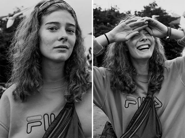 10 Retratos de Extraños Antes Y Después De Que Una Fotógrafa Los Besara