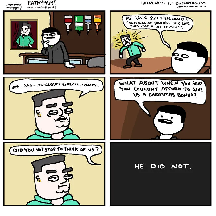 34 Comics That I Made In Microsoft Paint