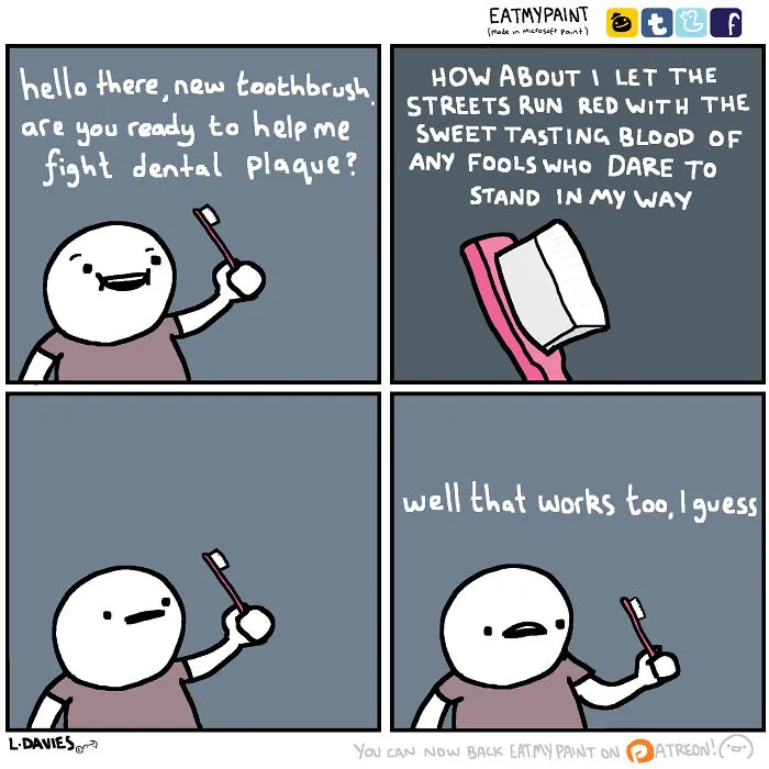 34 Comics That I Made In Microsoft Paint