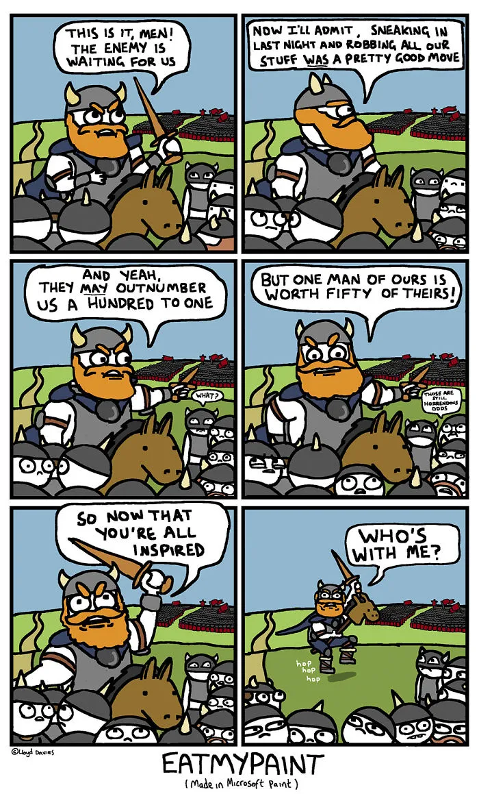 34 Comics That I Made In Microsoft Paint