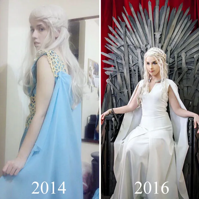 31 Cosplay Artists Reveal How They Improved Over The Years, And You Can Clearly See The Difference