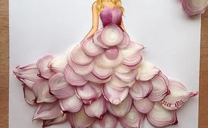 Amazing Draw Girls Dresses From Daily Items