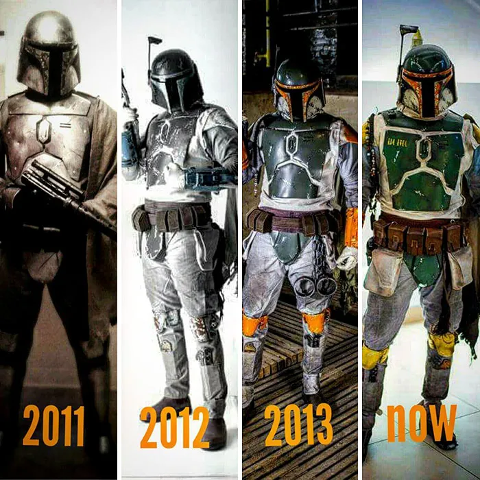 10+ Cosplayers muestran cómo han mejorado con los años y las diferencias son claras