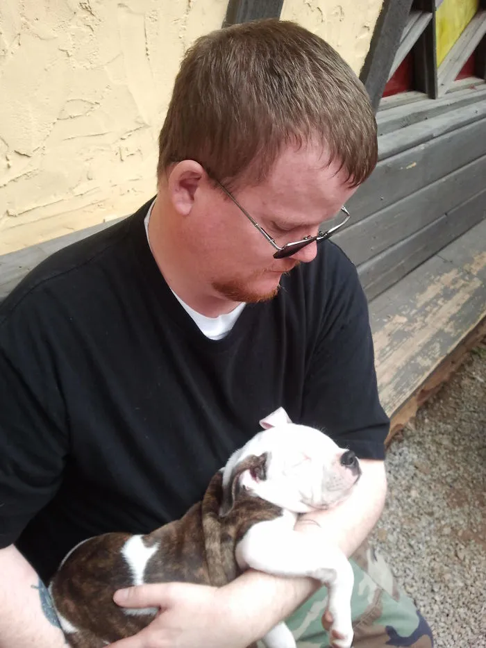 2 Minutes After We Asked To Hold Her, This Happened.  Guess She Knew She Was Safe With Us.
