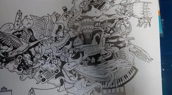 I Draw Highly Detailed Doodles