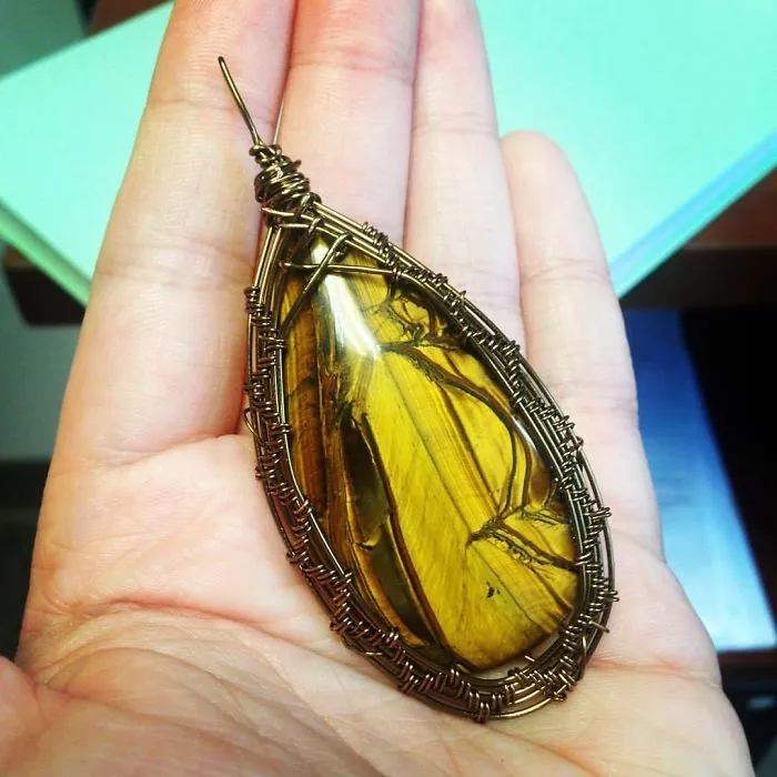 I Make Unique Jewelry From Wire And Stones