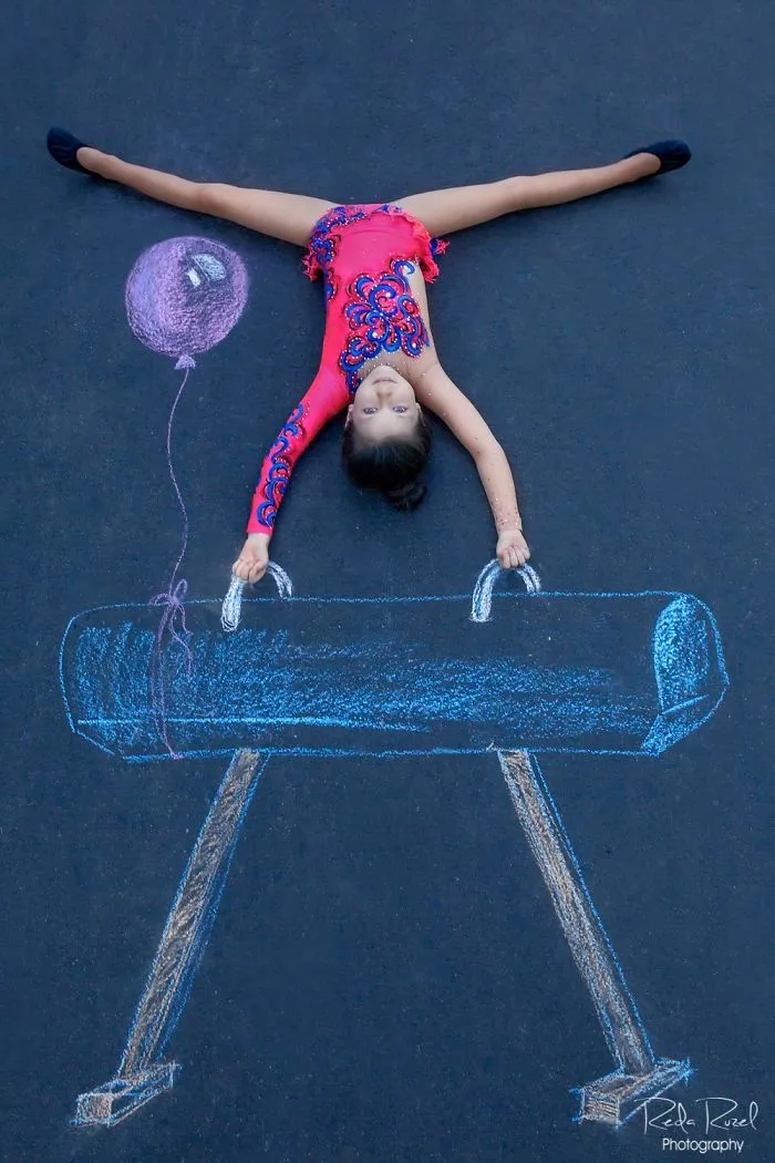 Mother Creates A Series Of Photos Of Her Daughter On Her Birthday In A Very Creative Way
