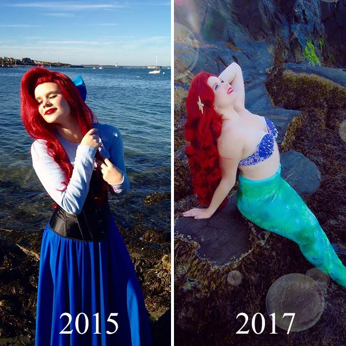 31 Cosplay Artists Reveal How They Improved Over The Years, And You Can Clearly See The Difference