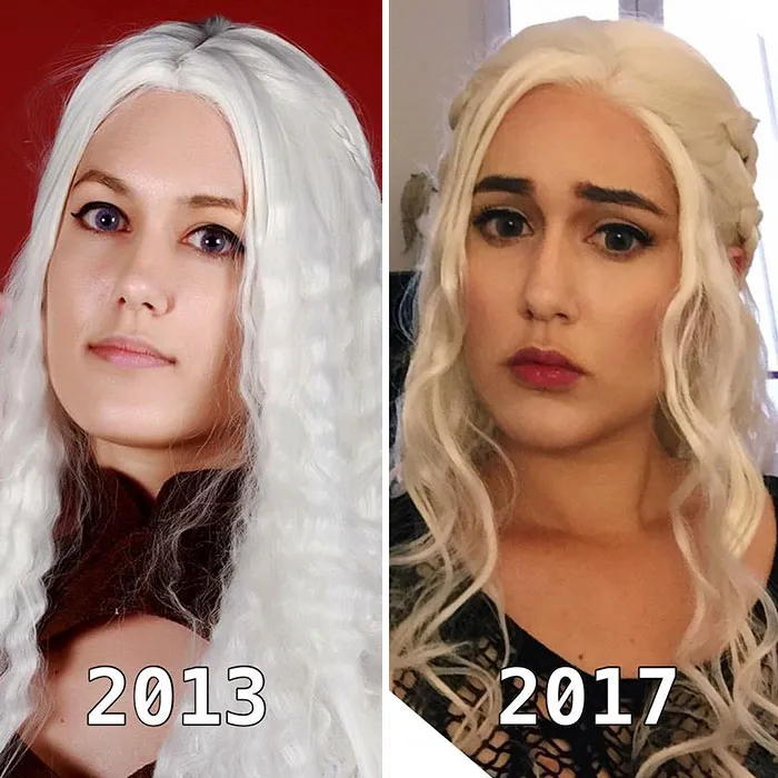 31 Cosplay Artists Reveal How They Improved Over The Years, And You Can Clearly See The Difference