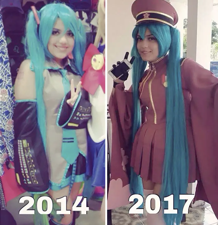 31 Cosplay Artists Reveal How They Improved Over The Years, And You Can Clearly See The Difference