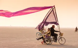 Colorful People Of The Burning Man