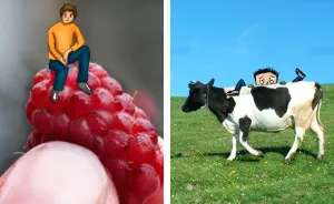I Draw Tiny Characters On Photos