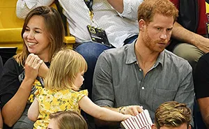 Toddler Keeps Stealing Prince Harry's Popcorn Until He Finally Notices, And His Reaction Says It All