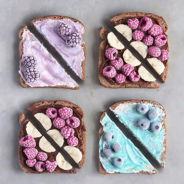 Vegan Colorful Food Arrangements