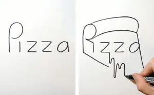 Artist Turns Words Into Drawings